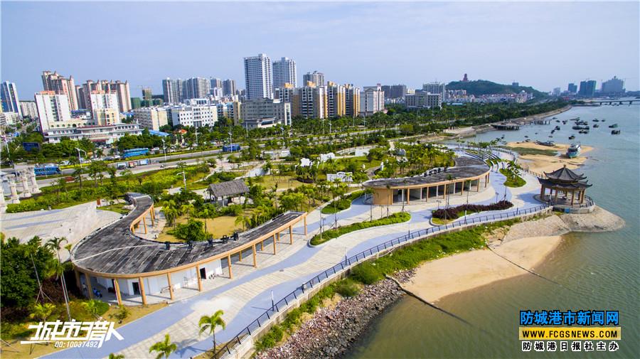 鸟瞰防城港第十四集航拍防城港西湾旅游景区