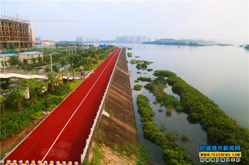 防城港西湾绿道沿途风景如画